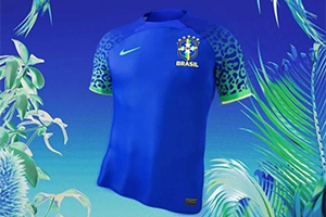 Nike Blue Soccer Jersey