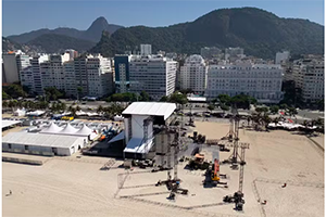 Celebration Tour Stage in Rio